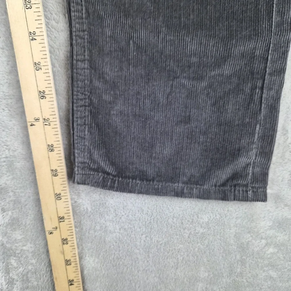 Banana Republic Pants Mens 30x30 Grey Corduroy Pima Cotton 5 Pocket Straight